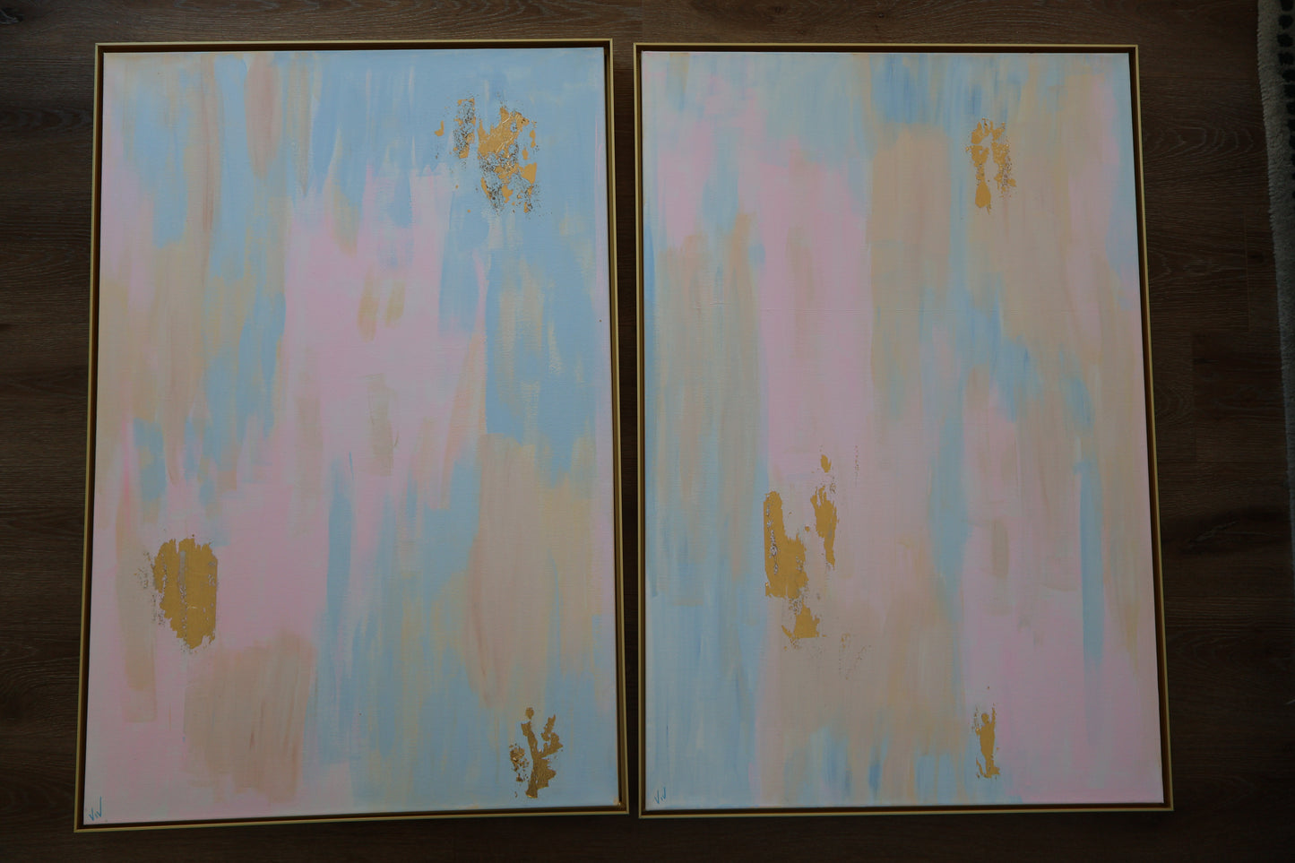Gold Dusted Cotton Candy (set of 2)